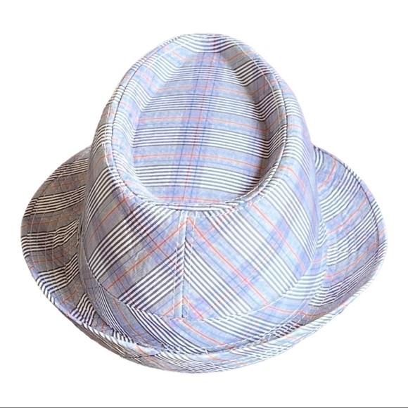 Magid Plaid Fedora Indie Sleek Vibes Festival Street Style Cool Statement Hat - Picture 5 of 6